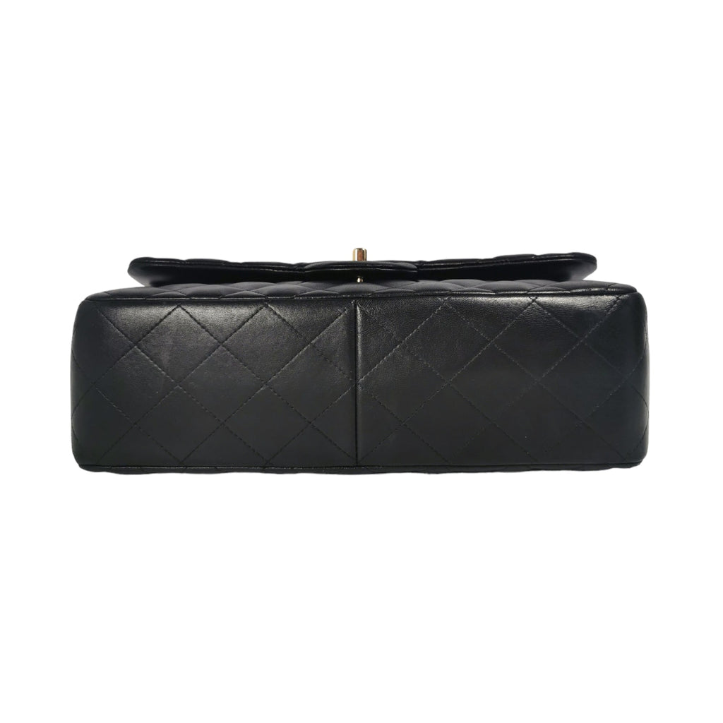 Chanel Classic Double Flap Jumbo Black Lambskin Gold