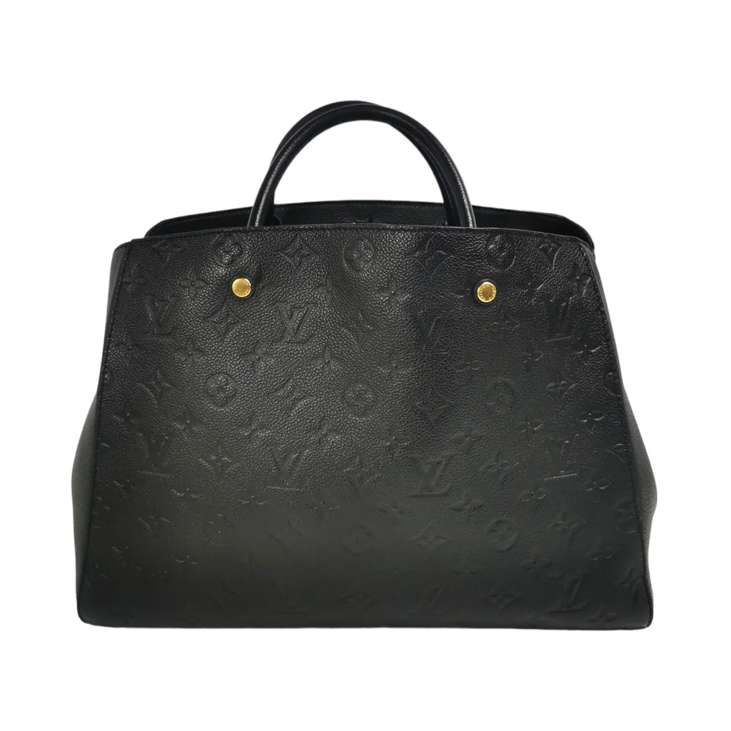 Louis Vuitton Montaigne GM Black Monogram Empreinte