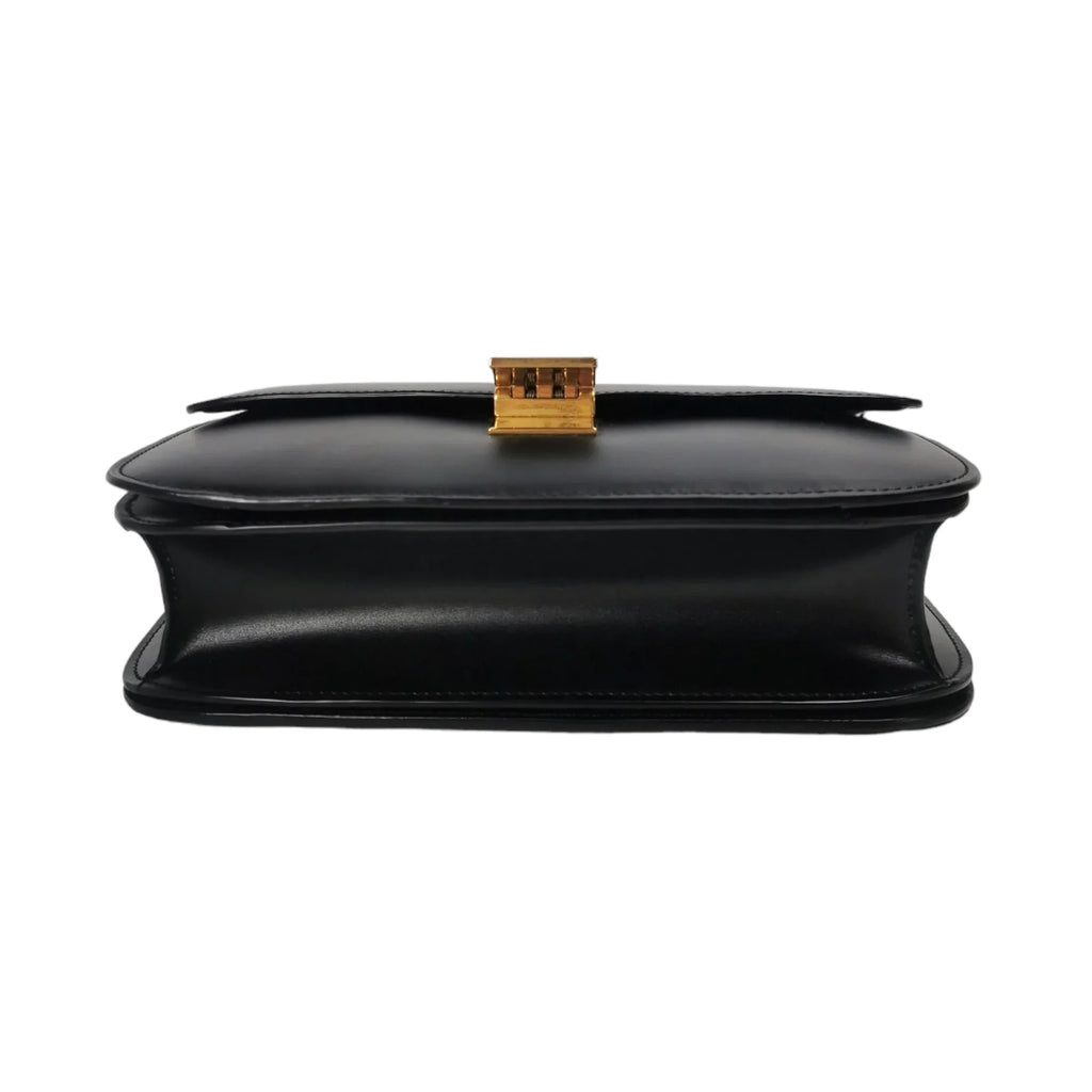 Celine Classic Medium Black Box Calfskin