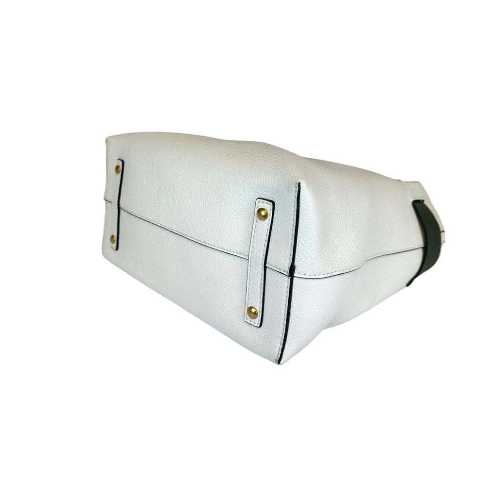 Burberry White Belt Bag Large