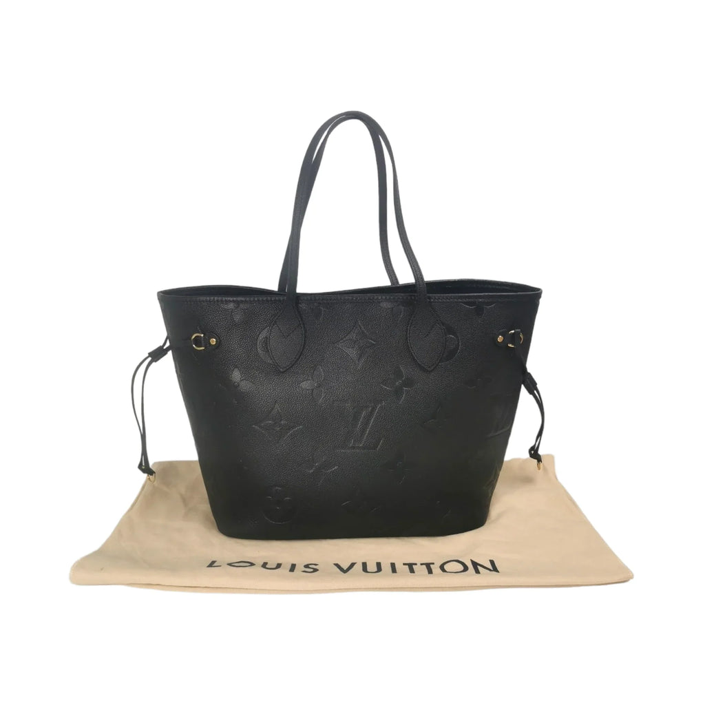 Louis Vuitton Neverfull MM Black Monogram Empreinte