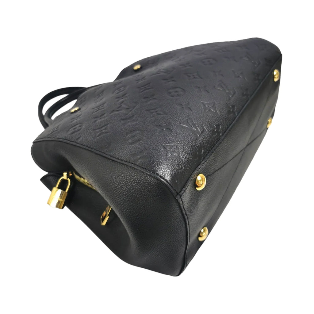 Louis Vuitton Montaigne MM Black Monogram Empreinte