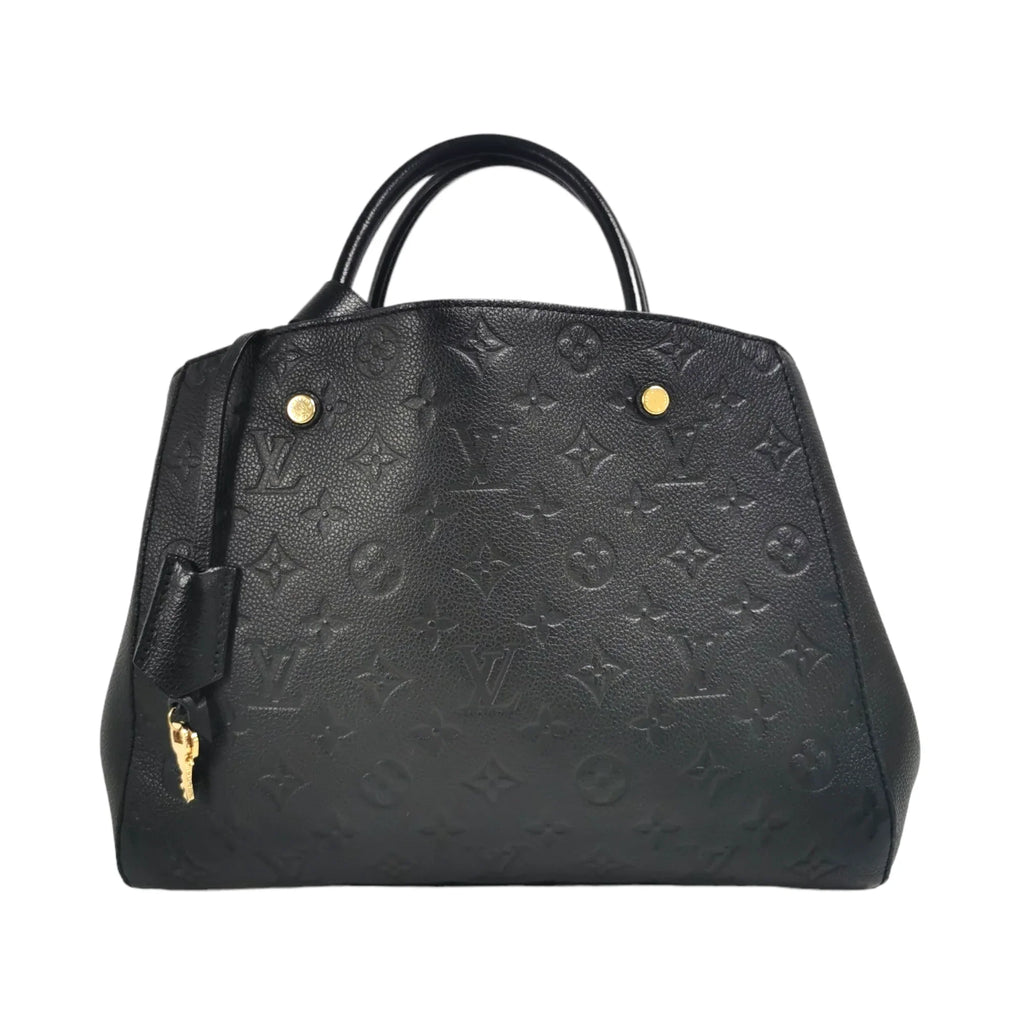 Louis Vuitton Montaigne MM Black Monogram Empreinte