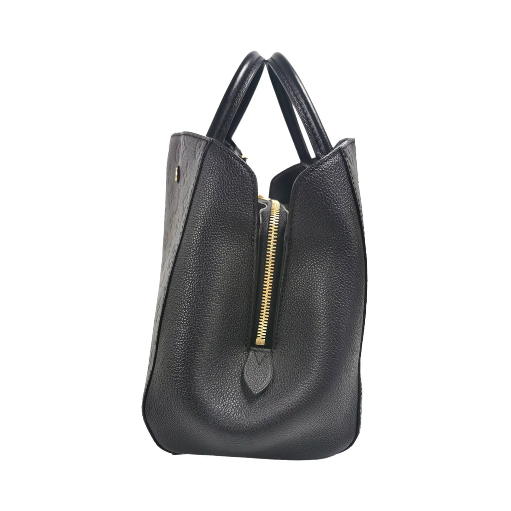 Louis Vuitton Montaigne MM Black Monogram Empreinte