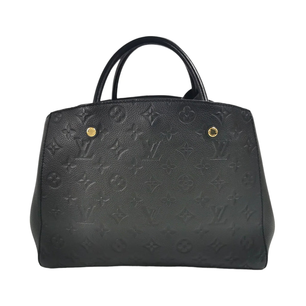 Louis Vuitton Montaigne MM Black Monogram Empreinte