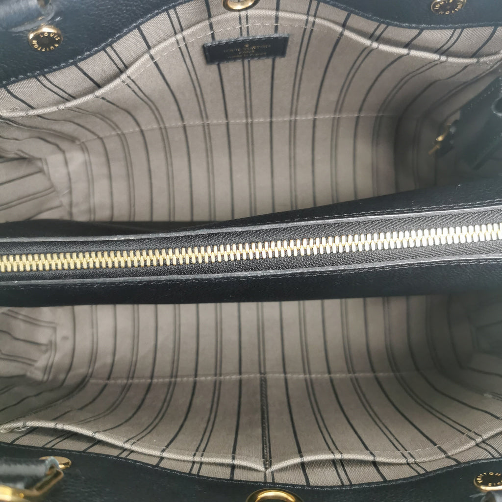 Louis Vuitton Montaigne MM Black Monogram Empreinte