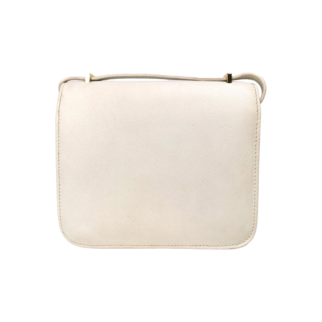HermÃƒÆ’Ã‚Â¨s Constance 18 White Epsom Leather