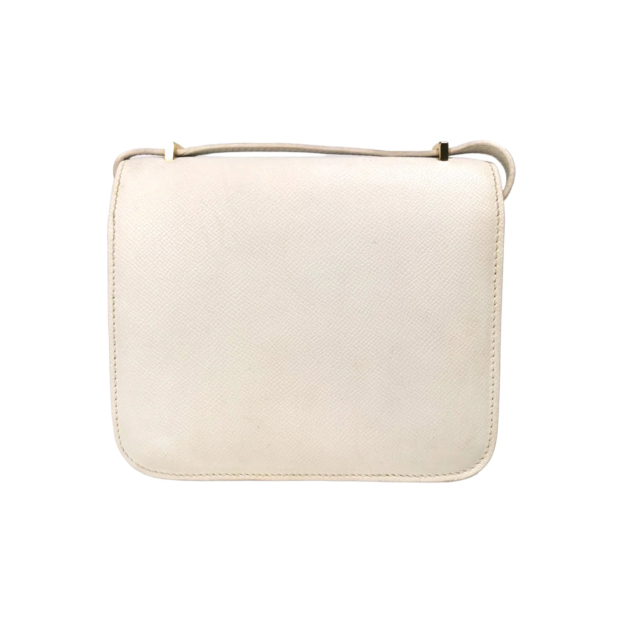 HermÃƒÆ’Ã‚Â¨s Constance 18 White Epsom Leather