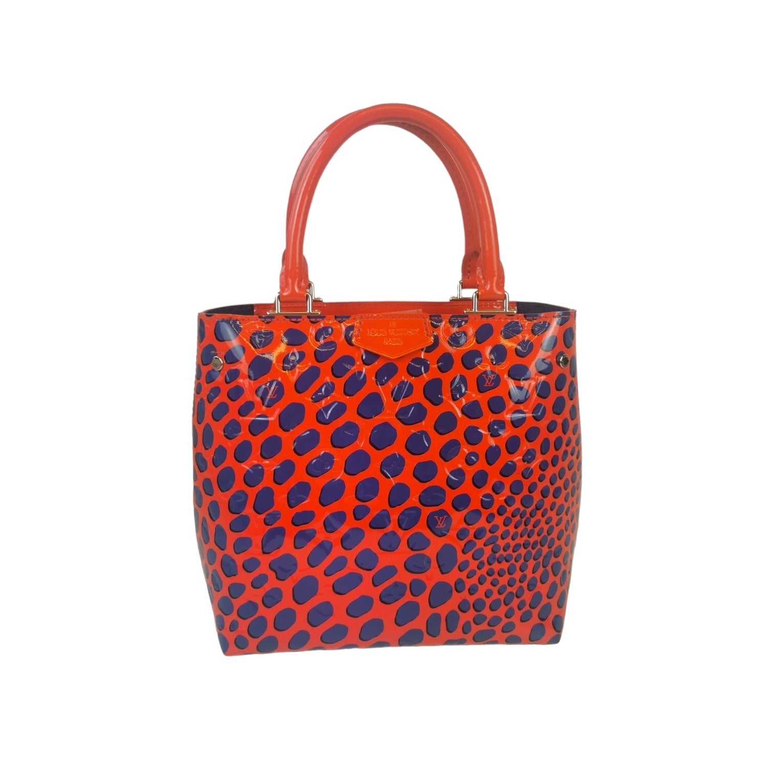 Louis Vuitton Open Tote Red Vernis Jungle Dots
