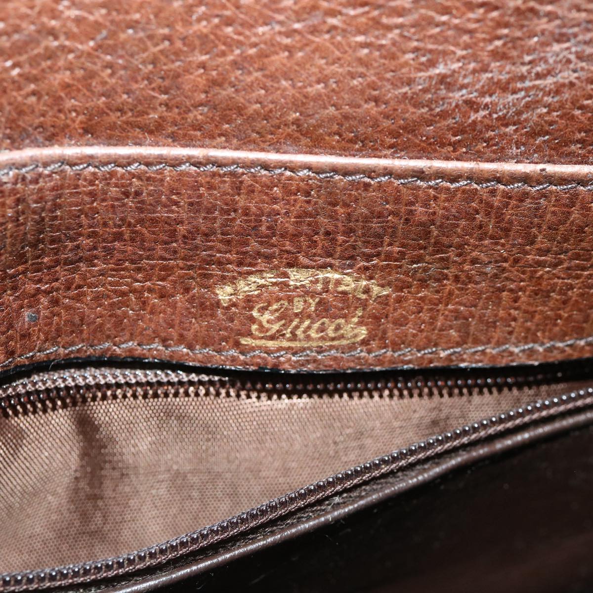GUCCI GG Canvas Shoulder Bag PVC Leather Beige ro555