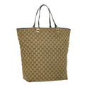 GUCCI GG Canvas Tote Bag Beige 00210972404 ro775