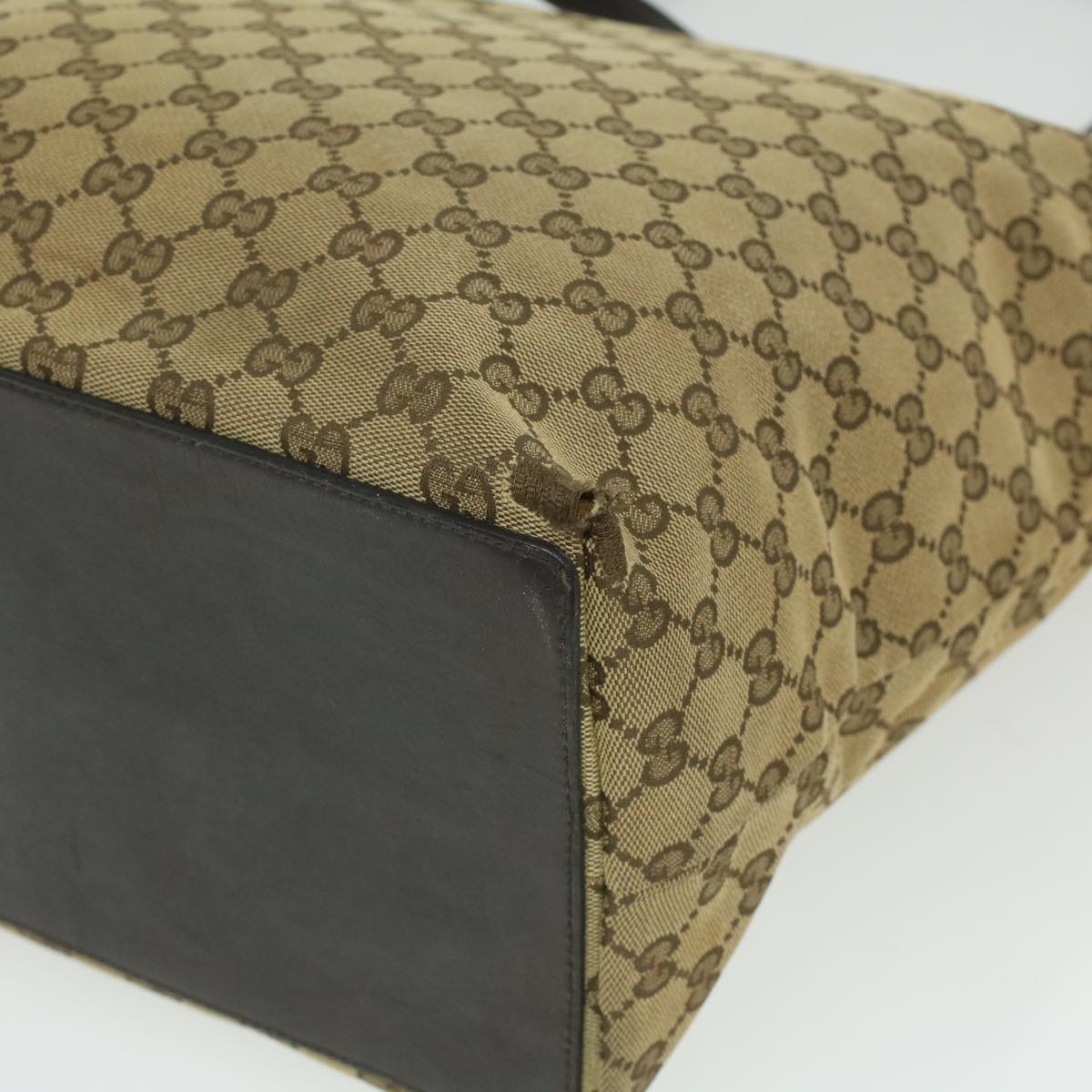 GUCCI GG Canvas Tote Bag Beige 00210972404 ro775