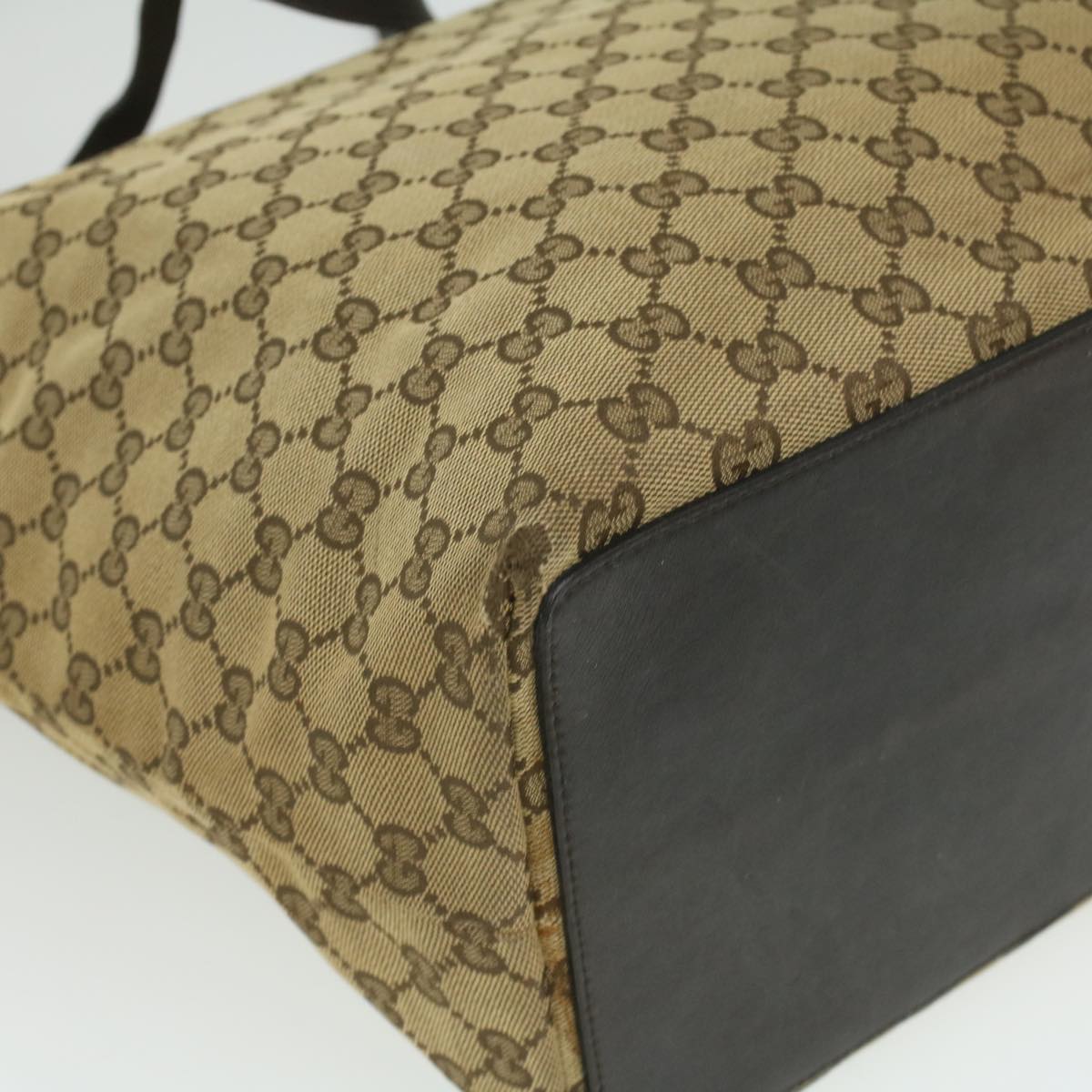 GUCCI GG Canvas Tote Bag Beige 00210972404 ro775