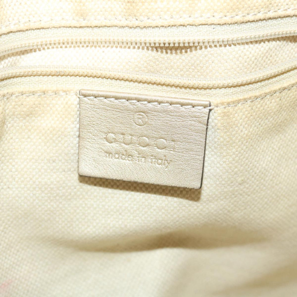GUCCI GG Canvas Shoulder Bag Beige 247902 ro787
