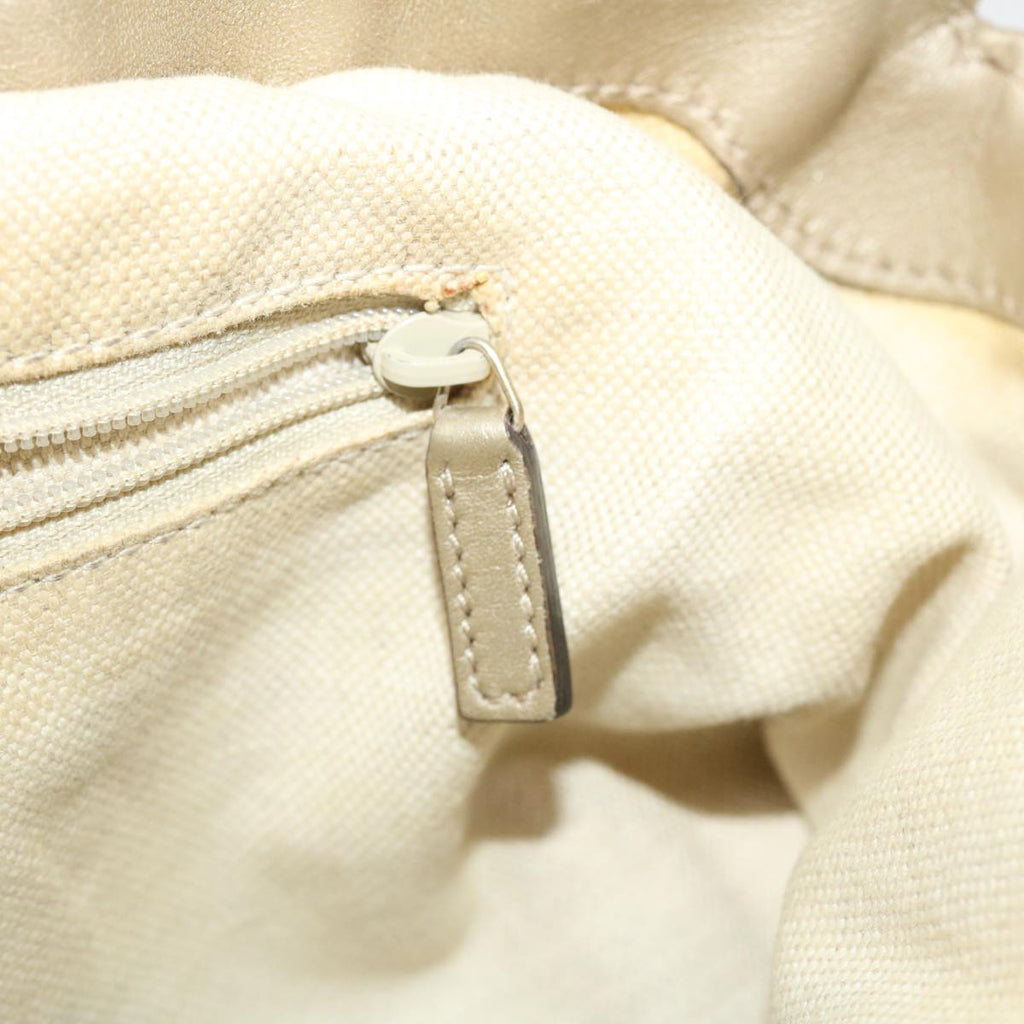 GUCCI GG Canvas Shoulder Bag Beige 247902 ro787