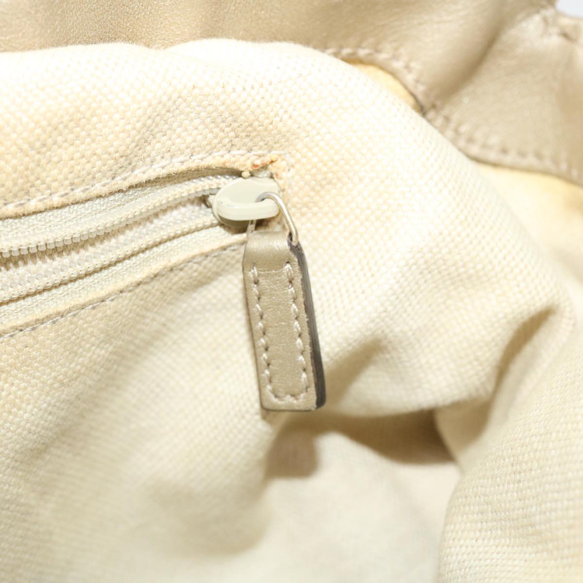 GUCCI GG Canvas Shoulder Bag Beige 247902 ro787