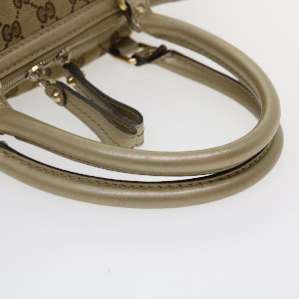 GUCCI GG Canvas Shoulder Bag Beige 247902 ro787