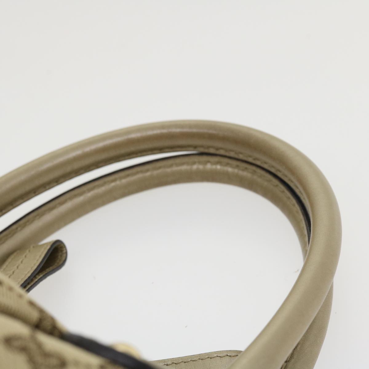 GUCCI GG Canvas Shoulder Bag Beige 247902 ro787