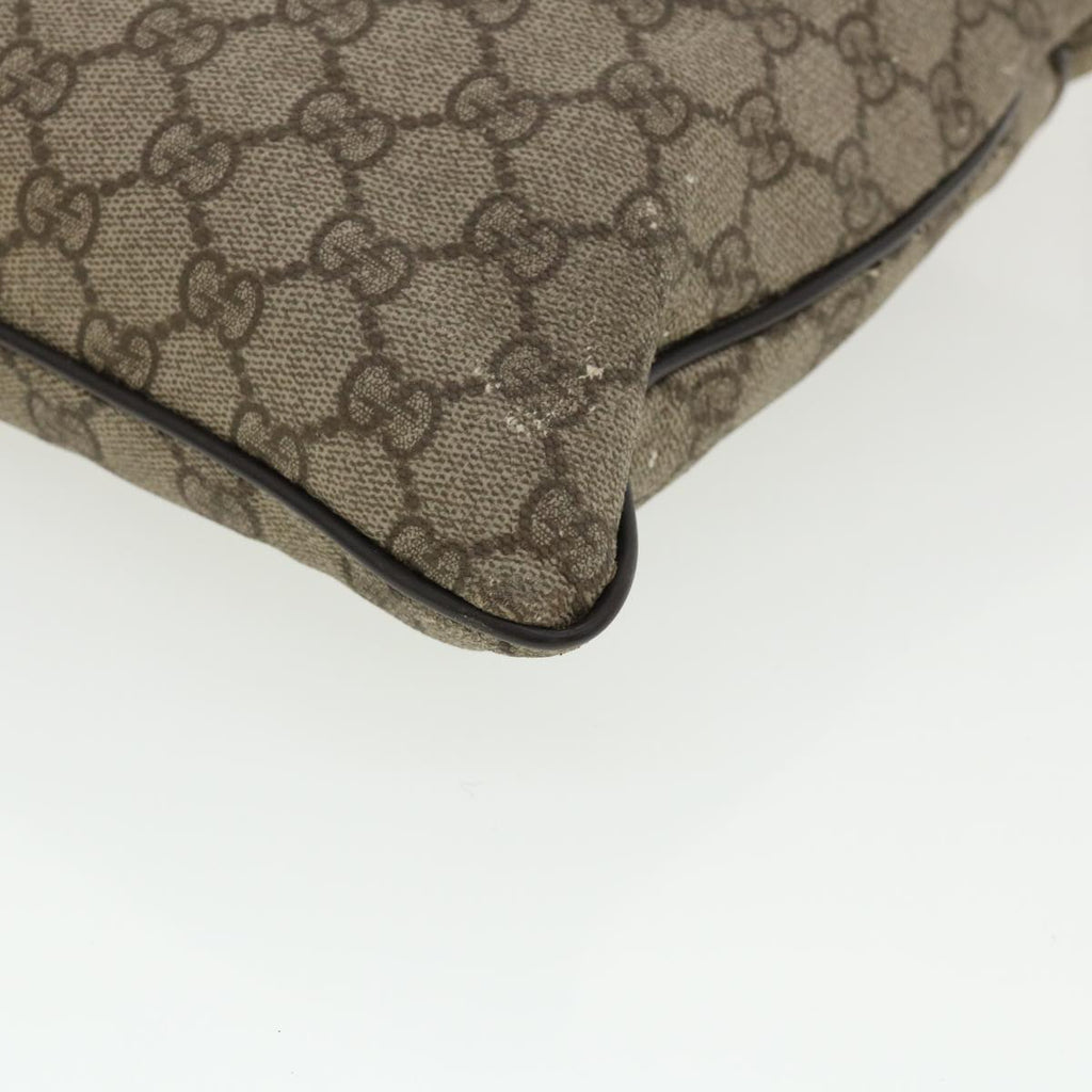 GUCCI GG Canvas Shoulder Bag Beige 141198 ro852