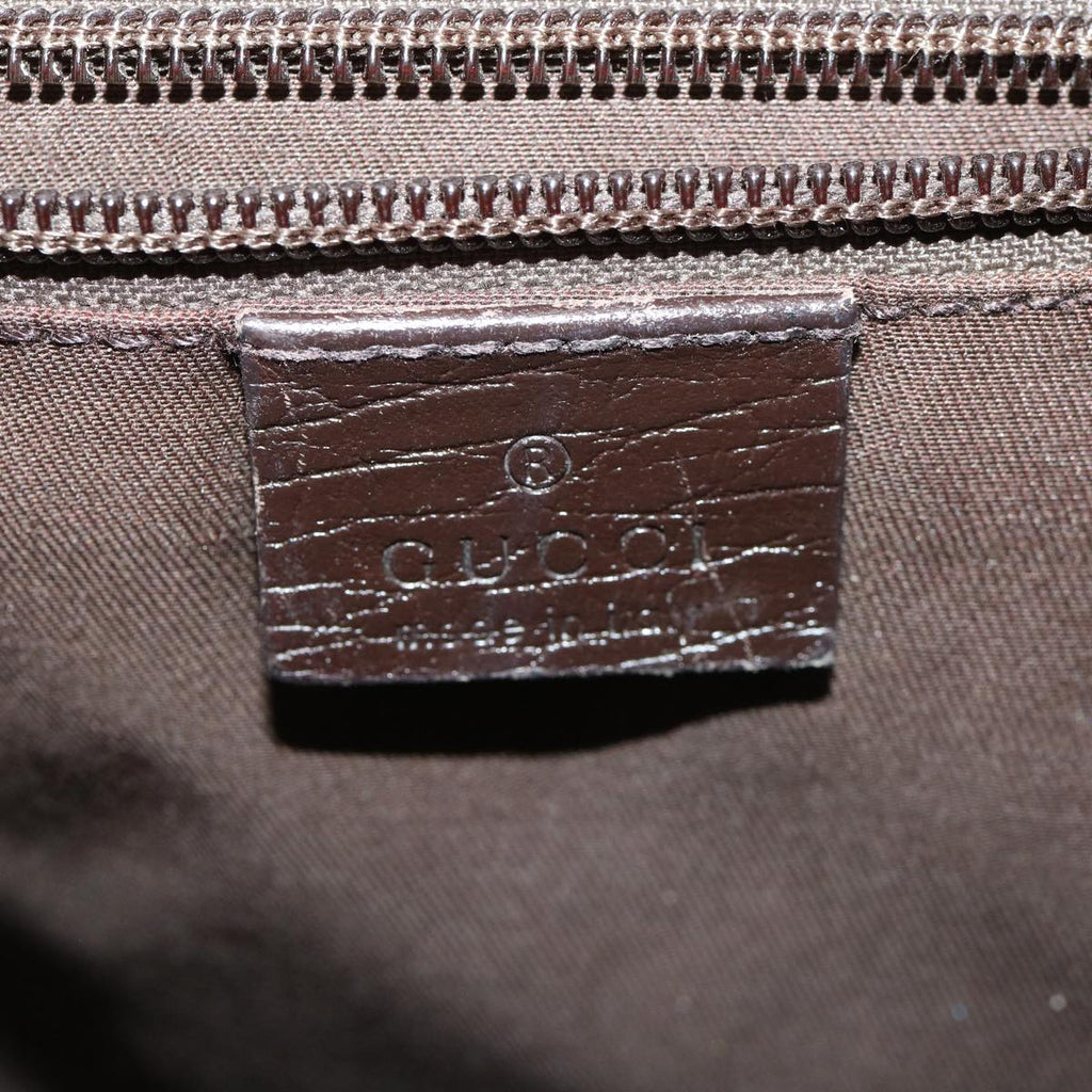 GUCCI GG Canvas Shoulder Bag Beige 141198 ro852