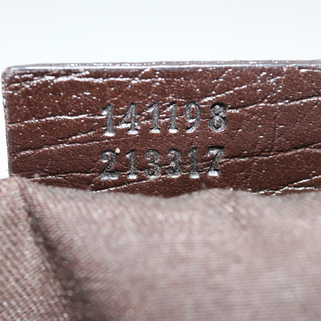 GUCCI GG Canvas Shoulder Bag Beige 141198 ro852