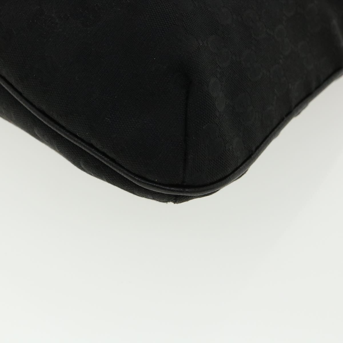 GUCCI GG Canvas Hand Bag 2way Black 122797 ro853