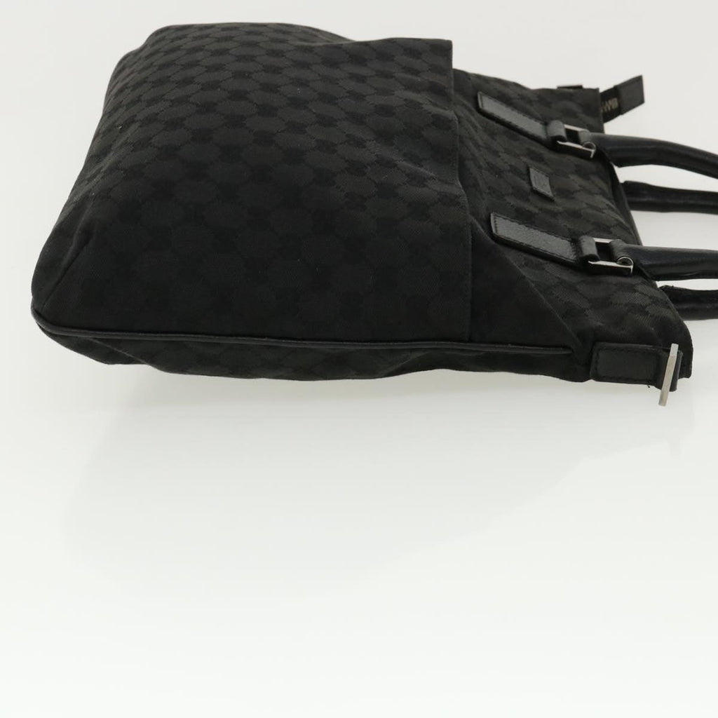 GUCCI GG Canvas Hand Bag 2way Black 122797 ro853