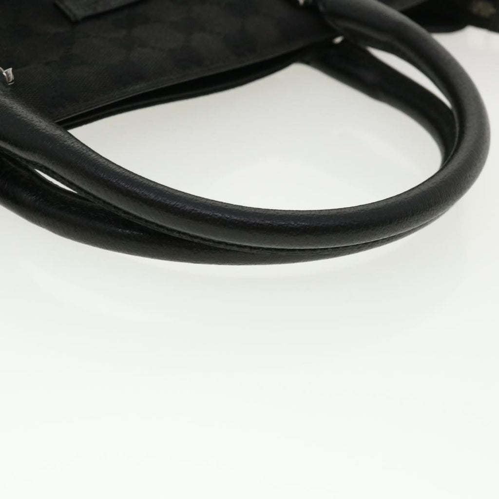 GUCCI GG Canvas Hand Bag 2way Black 122797 ro853