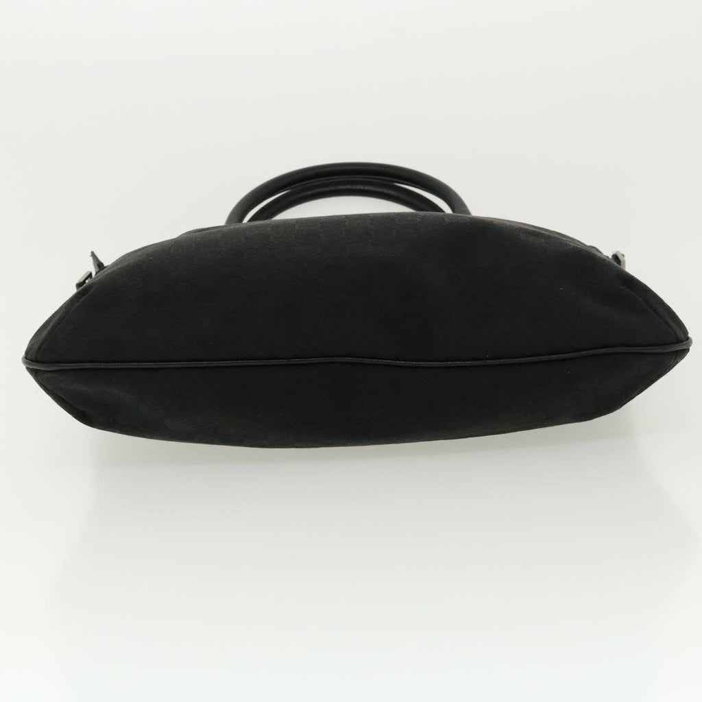 GUCCI GG Canvas Hand Bag 2way Black 122797 ro853