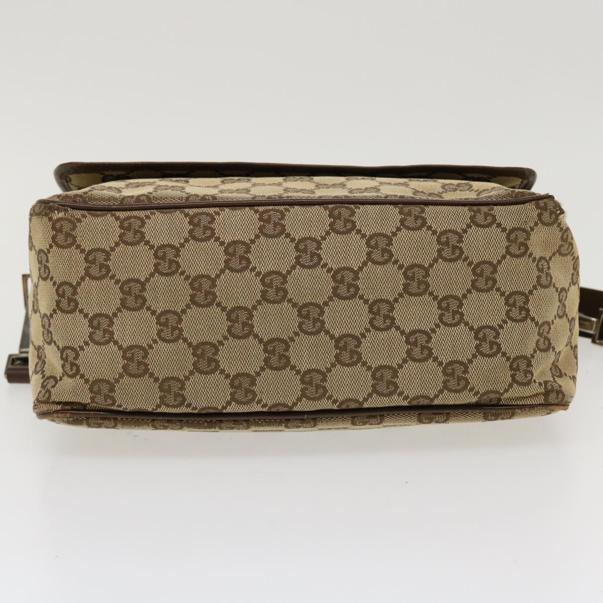 GUCCI GG Canvas Shoulder Bag Beige 28562 ro868