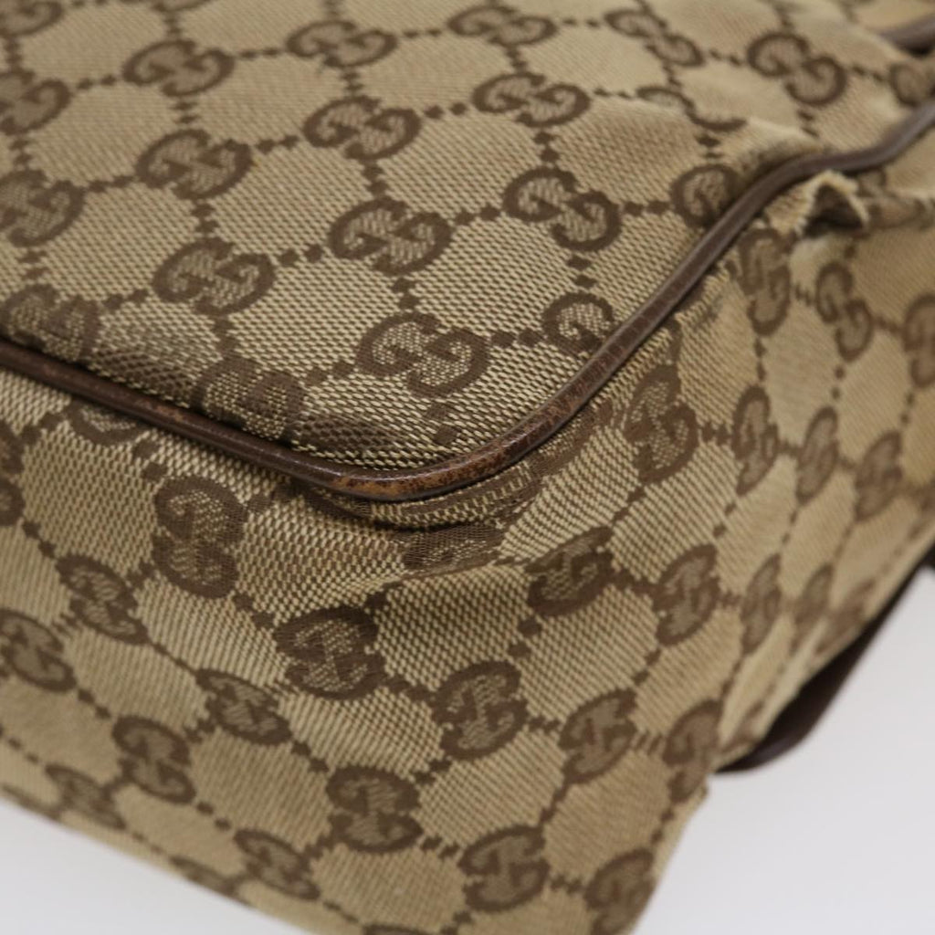 GUCCI GG Canvas Shoulder Bag Beige 28562 ro868