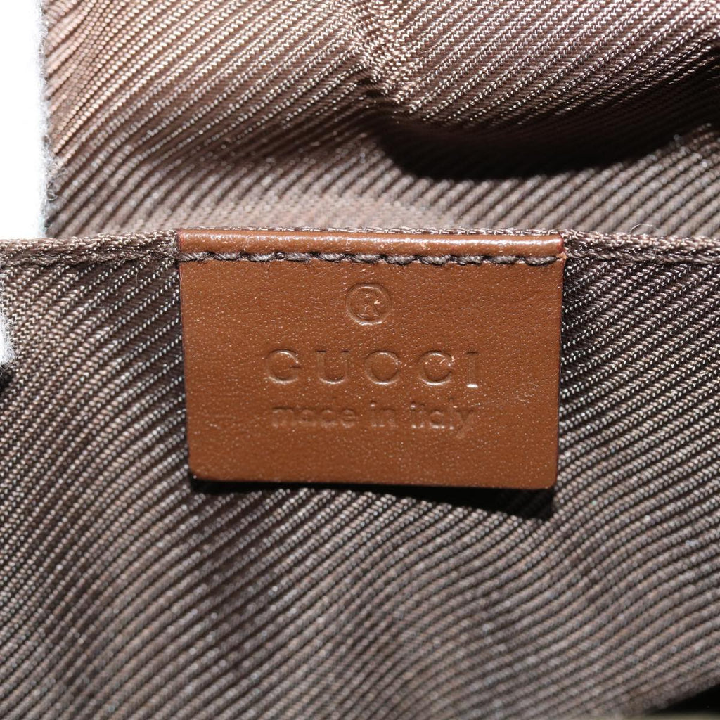 GUCCI GG Canvas Shoulder Bag Beige 28562 ro868