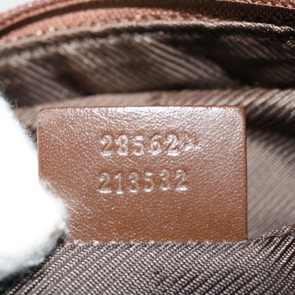 GUCCI GG Canvas Shoulder Bag Beige 28562 ro868