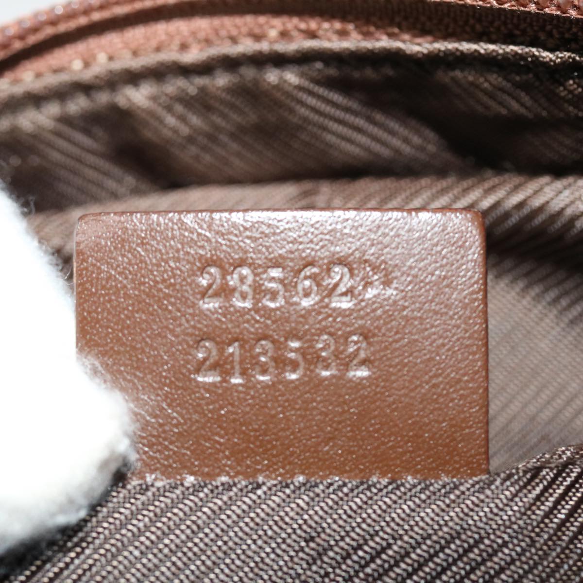 GUCCI GG Canvas Shoulder Bag Beige 28562 ro868