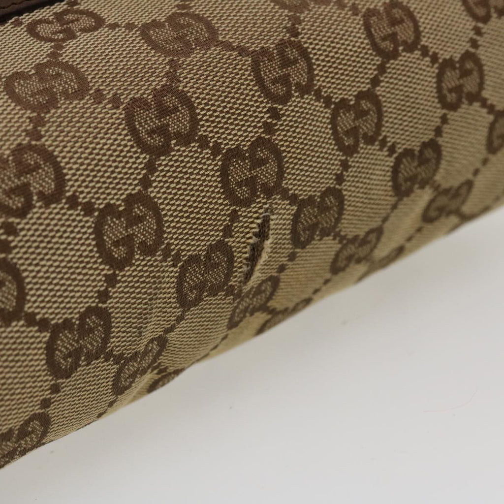 GUCCI GG Canvas Shoulder Bag Beige 28562 ro868