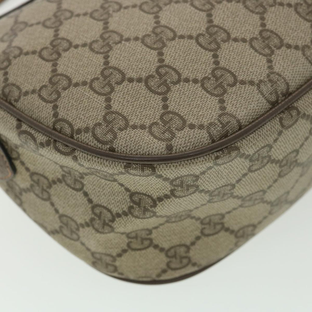 GUCCI GG Canvas Web Sherry Line Shoulder Bag Beige Red 89 02 032 ro876