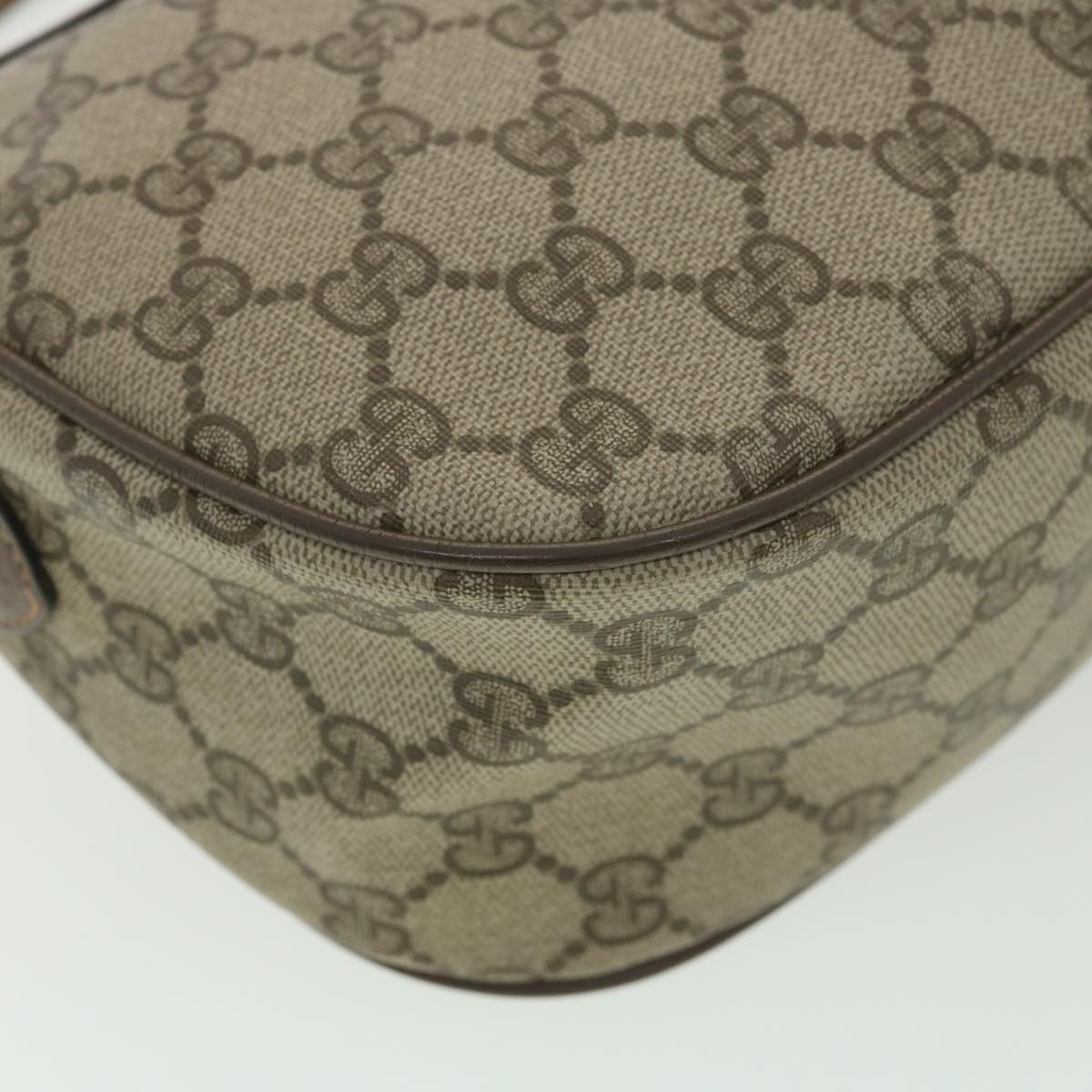 GUCCI GG Canvas Web Sherry Line Shoulder Bag Beige Red 89 02 032 ro876