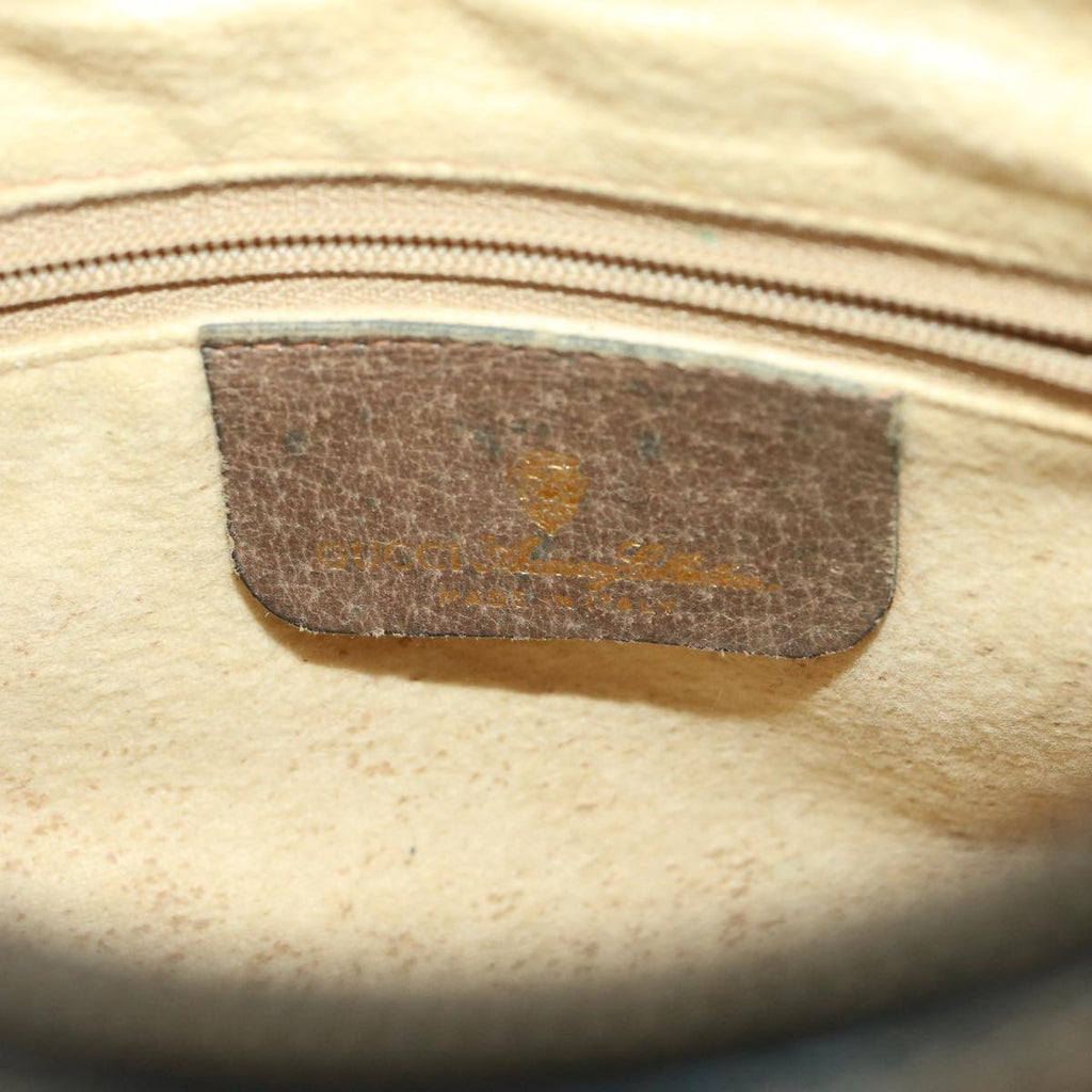 GUCCI GG Canvas Web Sherry Line Shoulder Bag Beige Red 89 02 032 ro876