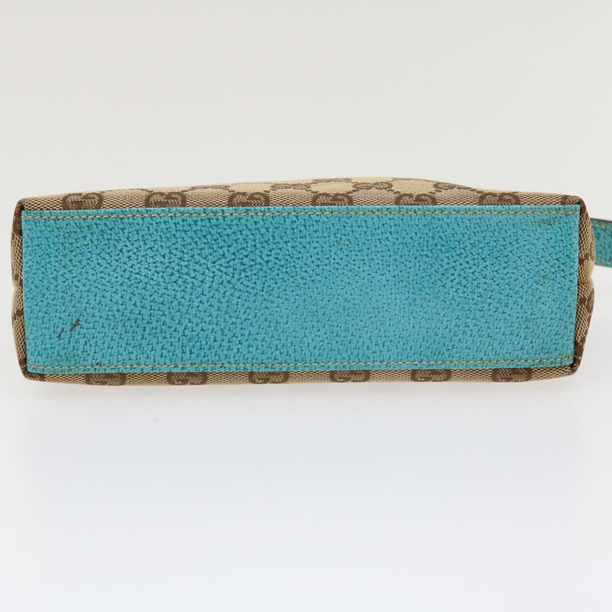GUCCI GG Canvas Pouch Beige 115238 ro877