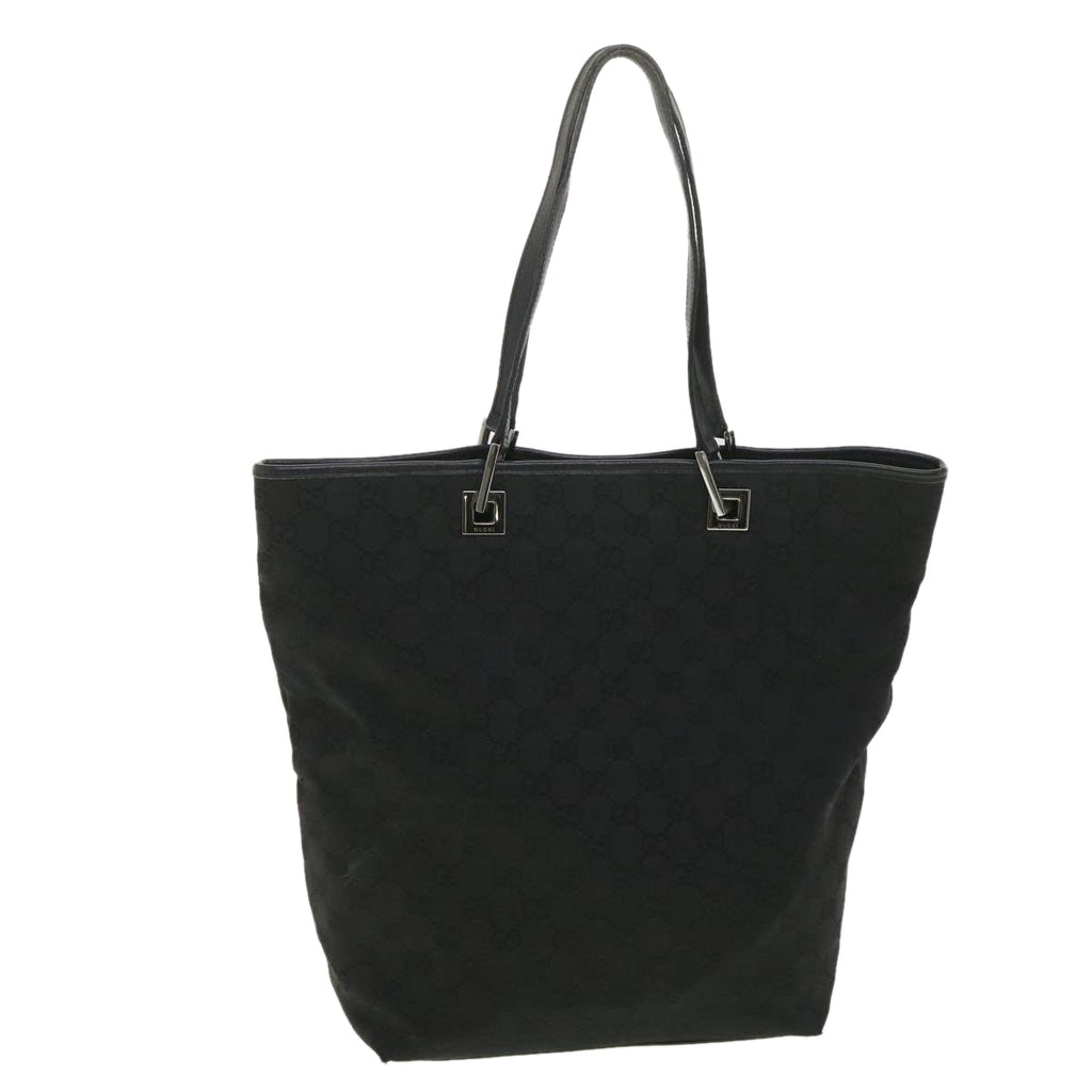GUCCI GG Canvas Tote Bag Black 31243 ro911