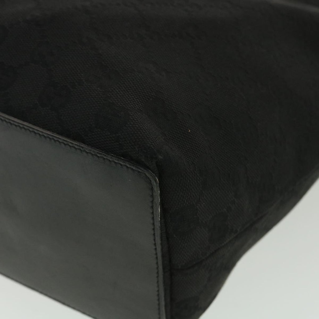 GUCCI GG Canvas Tote Bag Black 31243 ro911