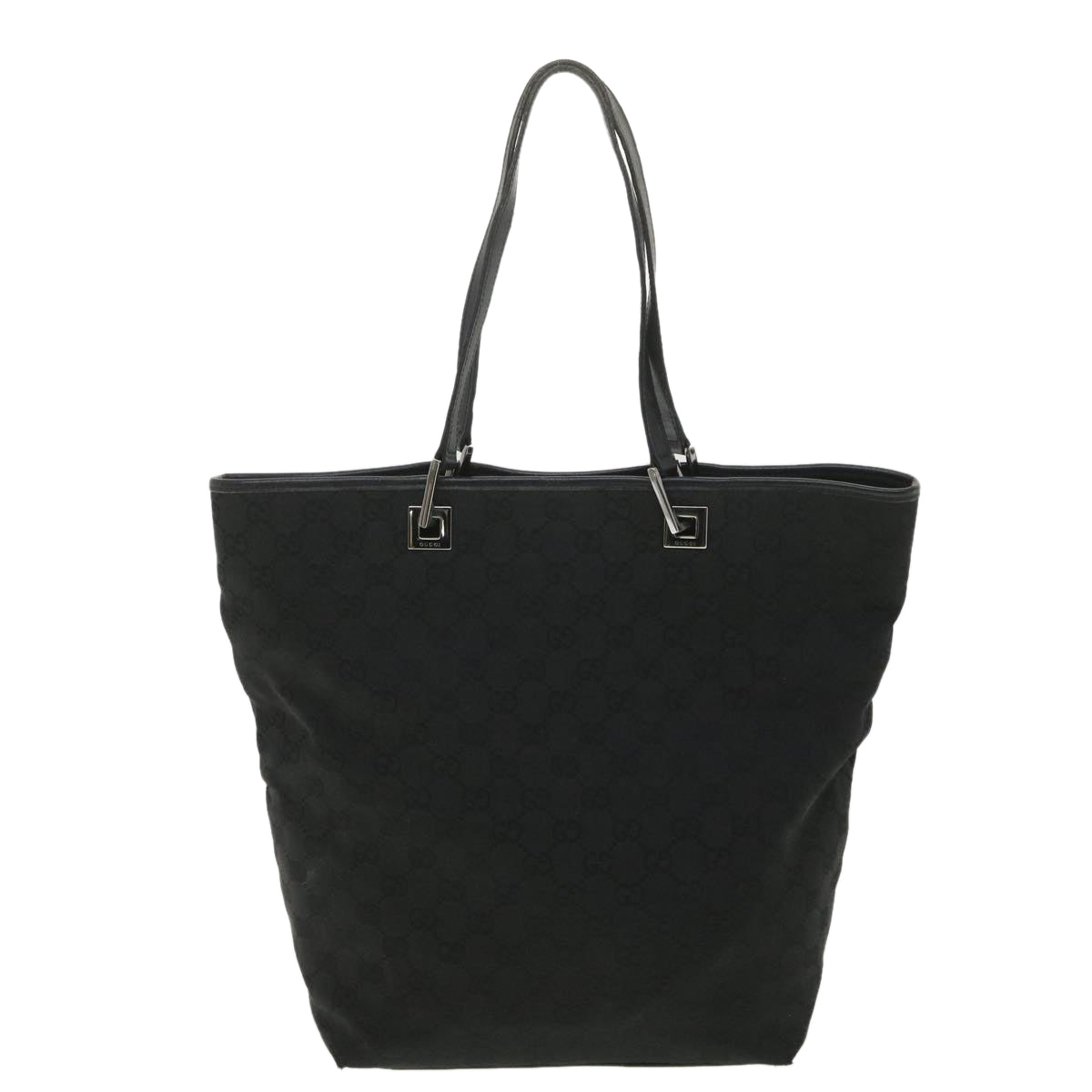GUCCI GG Canvas Tote Bag Black 31243 ro911