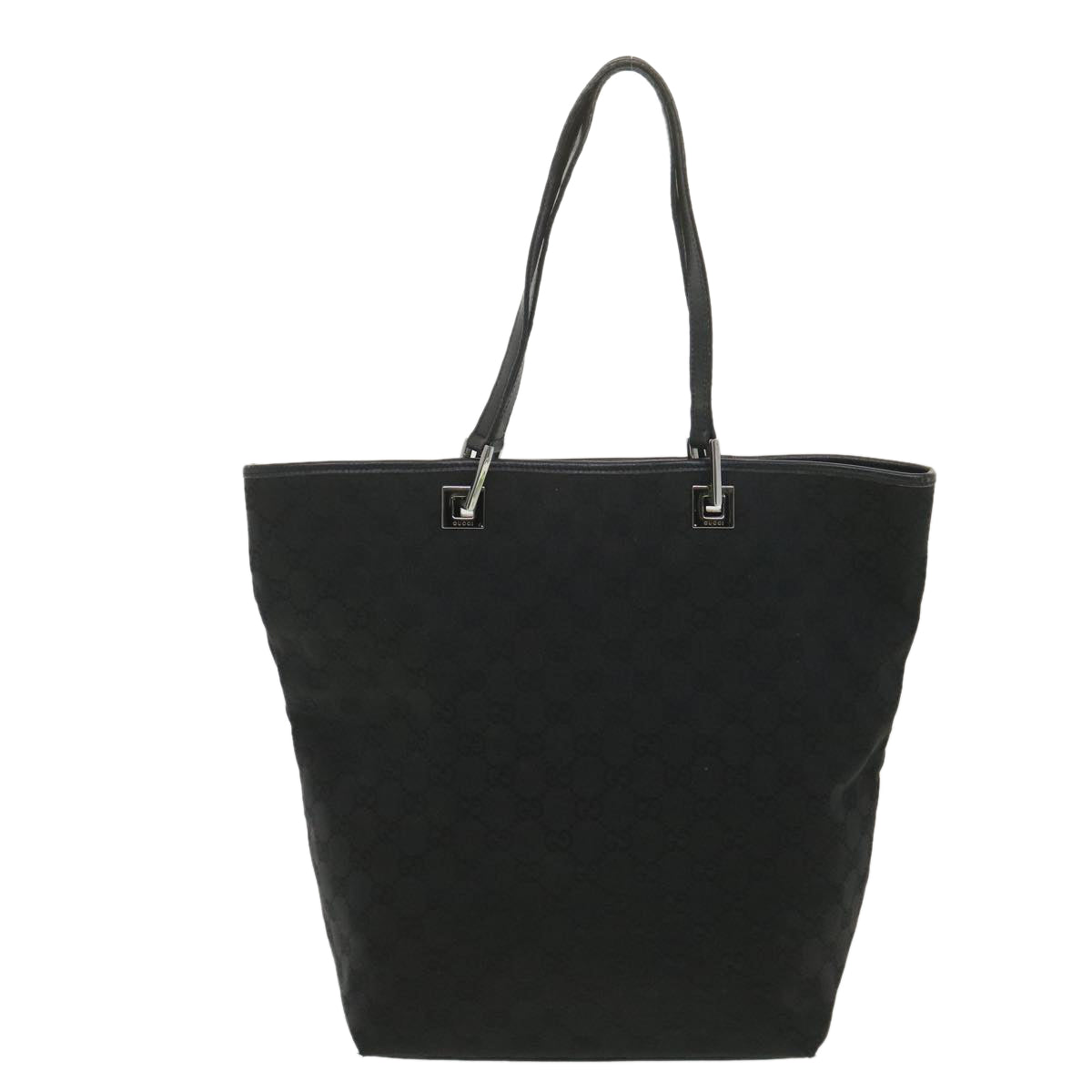 GUCCI GG Canvas Tote Bag Black 31243 ro911