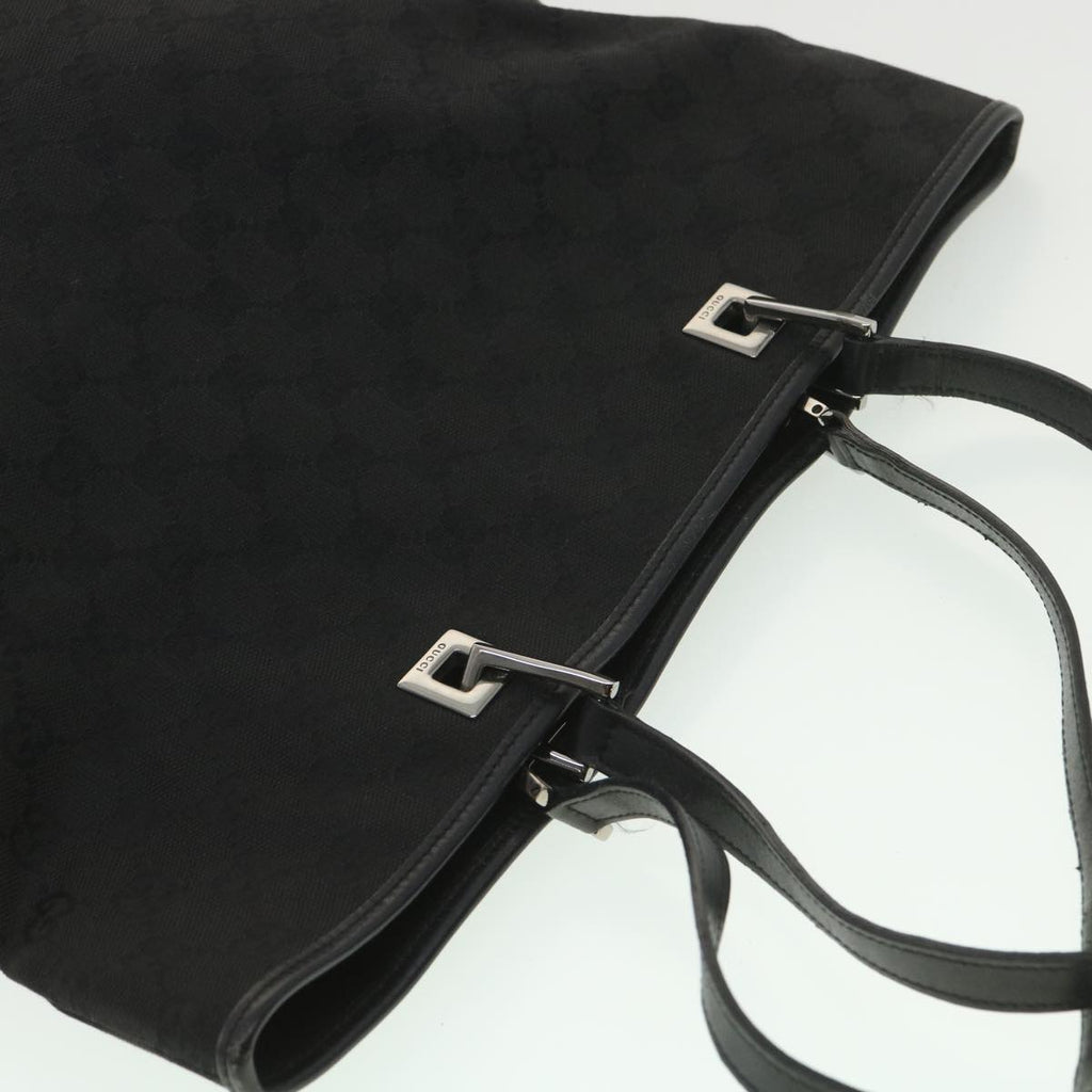 GUCCI GG Canvas Tote Bag Black 31243 ro911