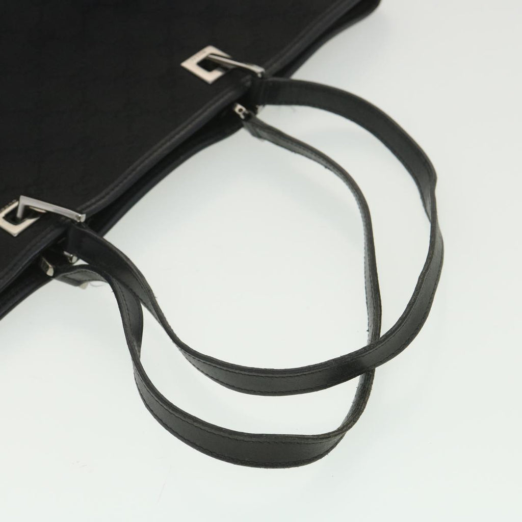 GUCCI GG Canvas Tote Bag Black 31243 ro911
