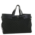 GUCCI GG Canvas Hand Bag Black 106251 ro912