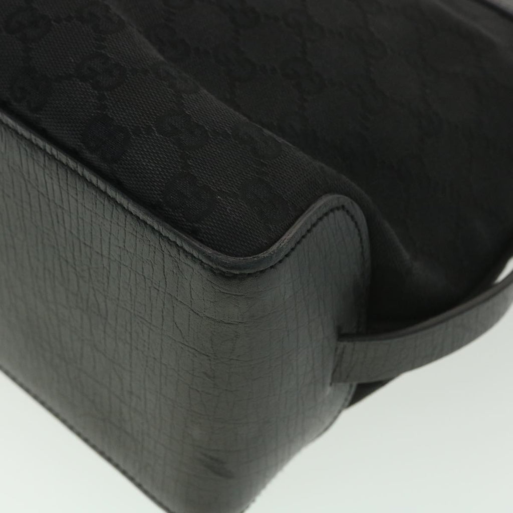 GUCCI GG Canvas Hand Bag Black 106251 ro912