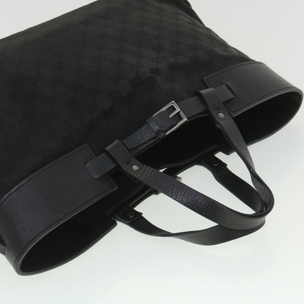 GUCCI GG Canvas Hand Bag Black 106251 ro912