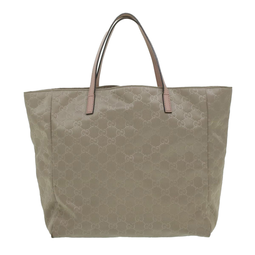 GUCCI GG Canvas Boston Bag Gray Pink 282439 ro917