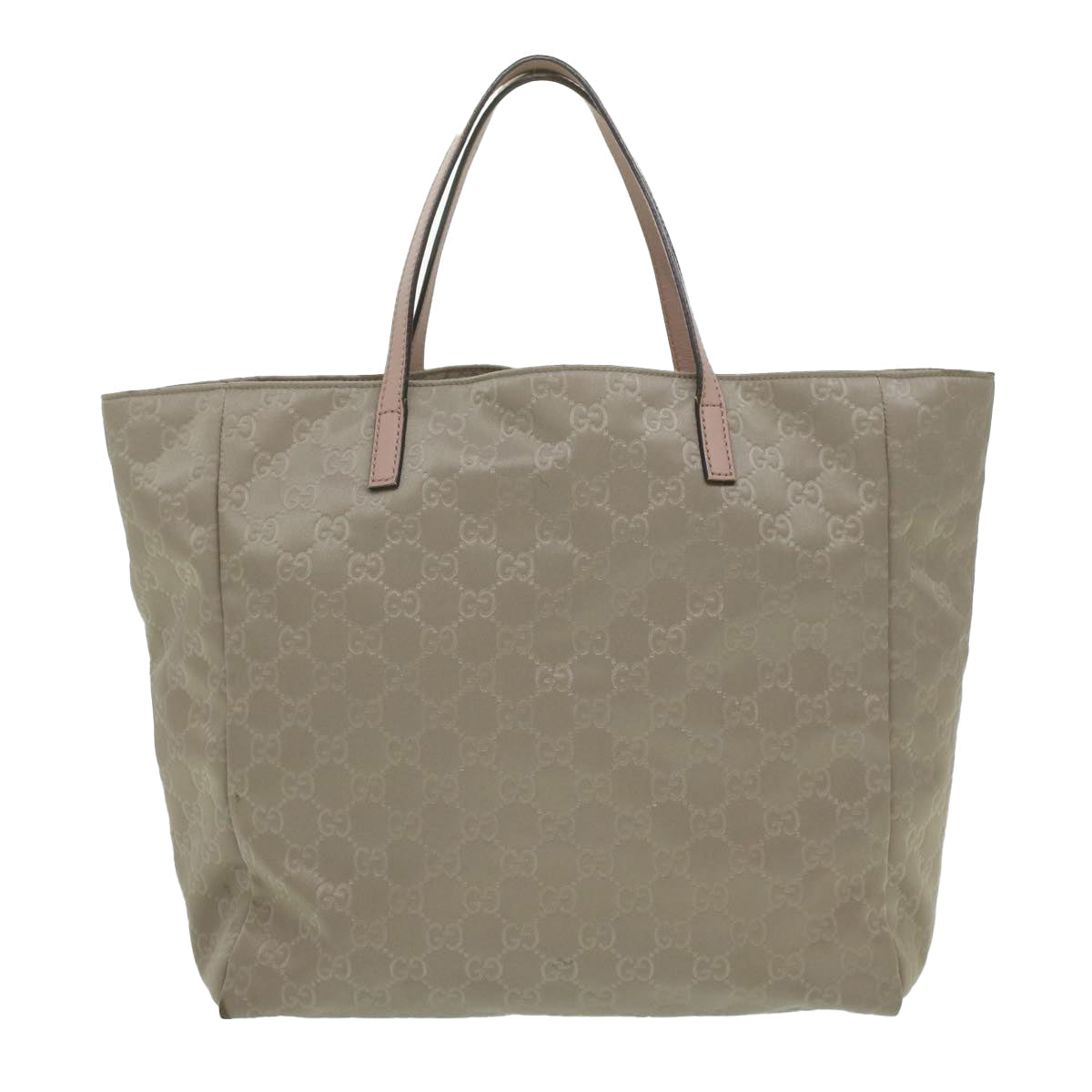 GUCCI GG Canvas Boston Bag Gray Pink 282439 ro917
